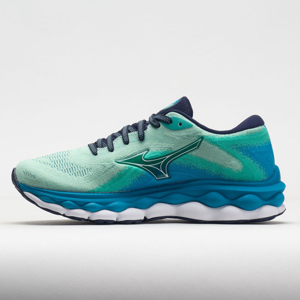 Mizuno Wave Sky 7 Women's  Beveled Glass/White