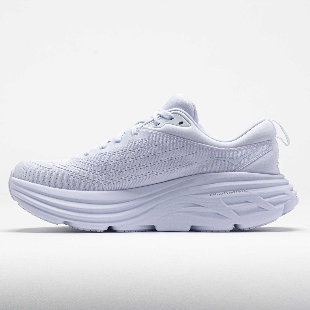 HOKA Bondi 8 Men's  White/White